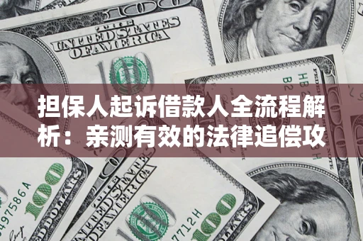 济南担保人起诉借款人全流程解析：亲测有效的法律追偿攻略