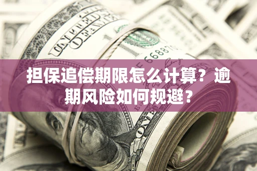 济南担保追偿期限怎么计算？逾期风险如何规避？