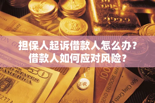 济南担保人起诉借款人怎么办？借款人如何应对风险？