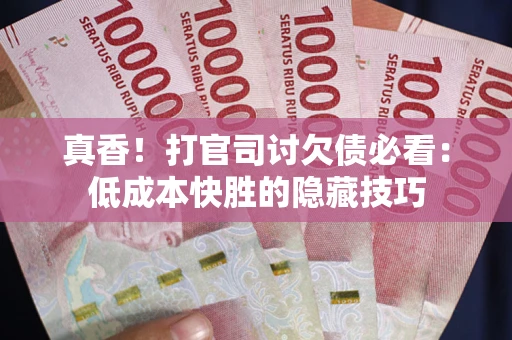 济南真香！打官司讨欠债必看：低成本快胜的隐藏技巧