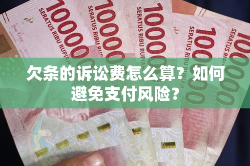 济南欠条的诉讼费怎么算？如何避免支付风险？