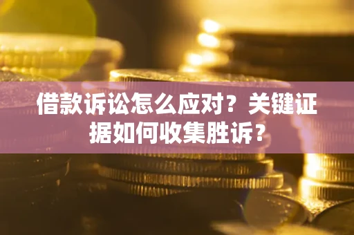 济南借款诉讼怎么应对？关键证据如何收集胜诉？