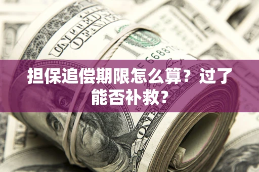 济南担保追偿期限怎么算？过了能否补救？