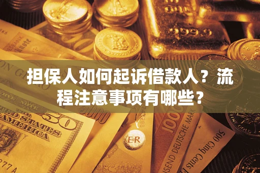 济南担保人如何起诉借款人？流程注意事项有哪些？